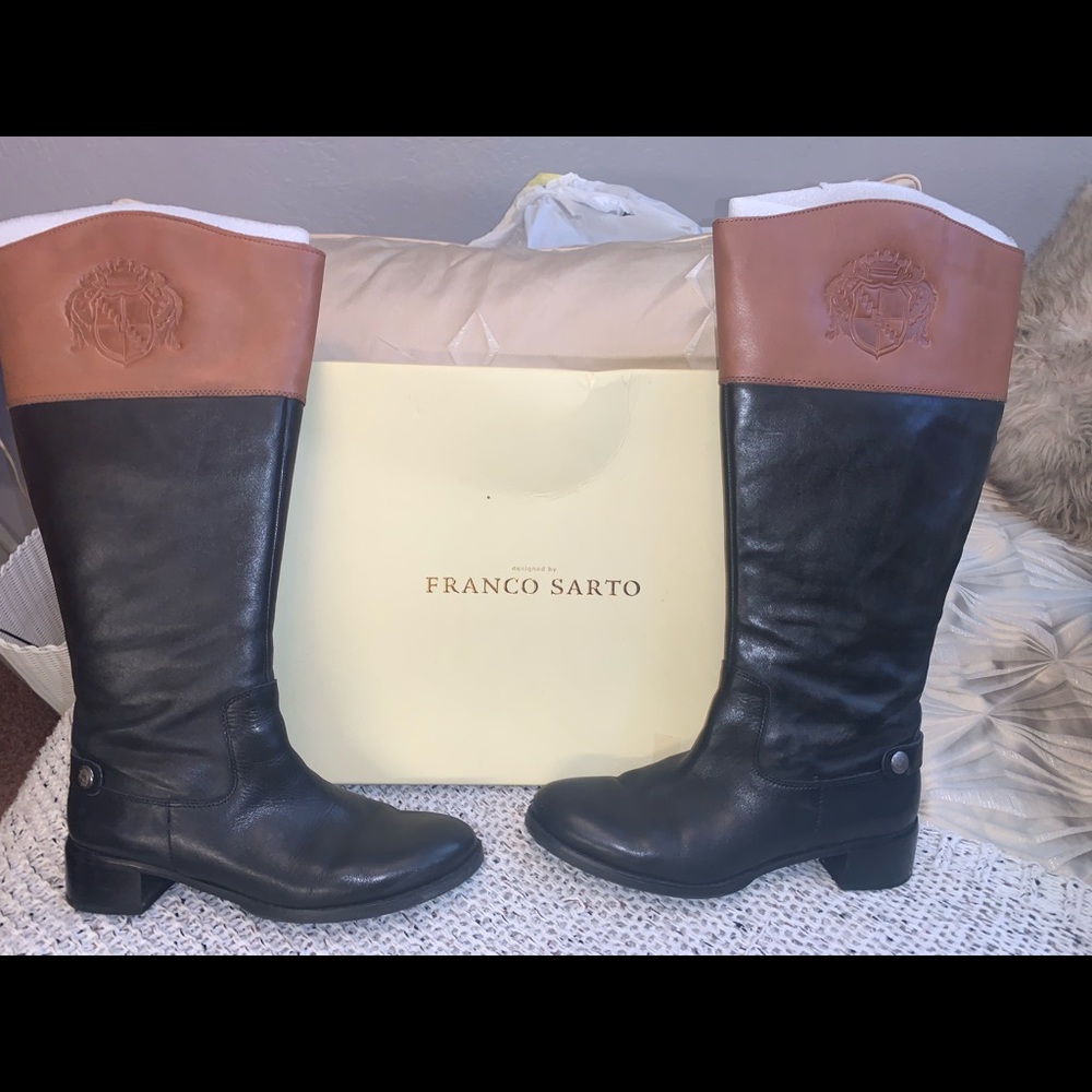 Franco Sarto high rise boots (wide calf)